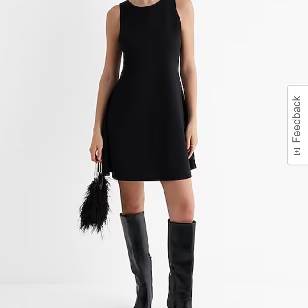 Express - Sleeveless Fit And Flare Sweater Dress